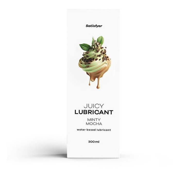 Лубрикант на водній основі Satisfyer Juicy Lubricant Minty Mocha water based 300 мл