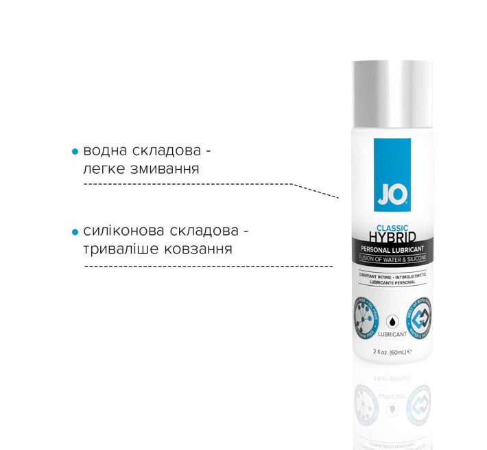 Лубрикант на комбинированной основе System JO CLASSIC HYBRID 60 мл