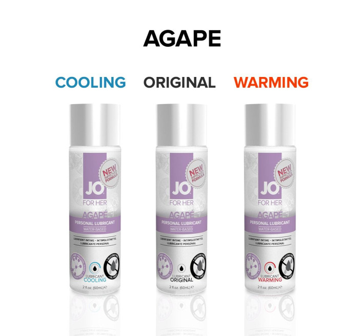 Смазка на водной основе JO AGAPE - ORIGINAL (240 мл) без глицерина, гликоля и парабенов