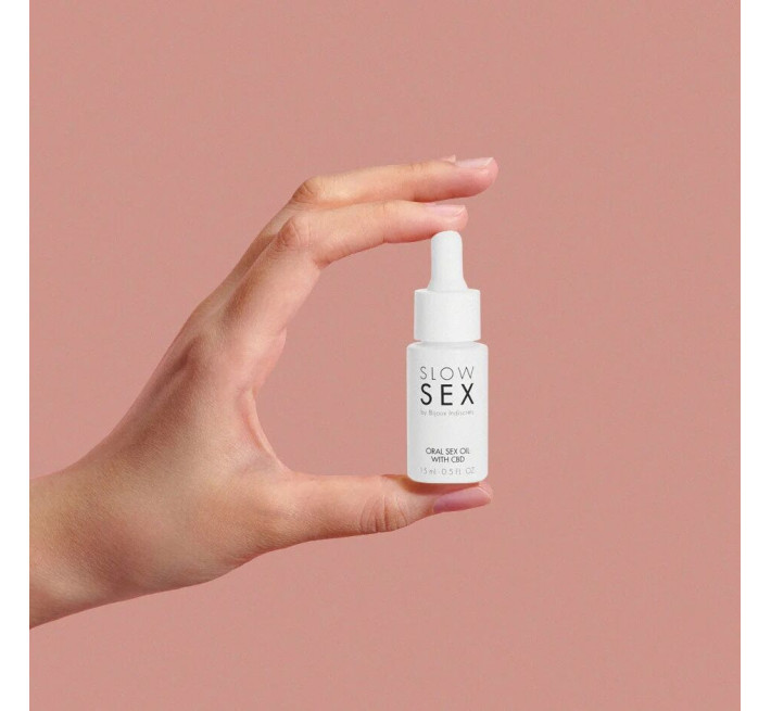 Масло для орального секса Bijoux Indiscrets Slow Sex Oral Sex Oil CBD (15 мл)