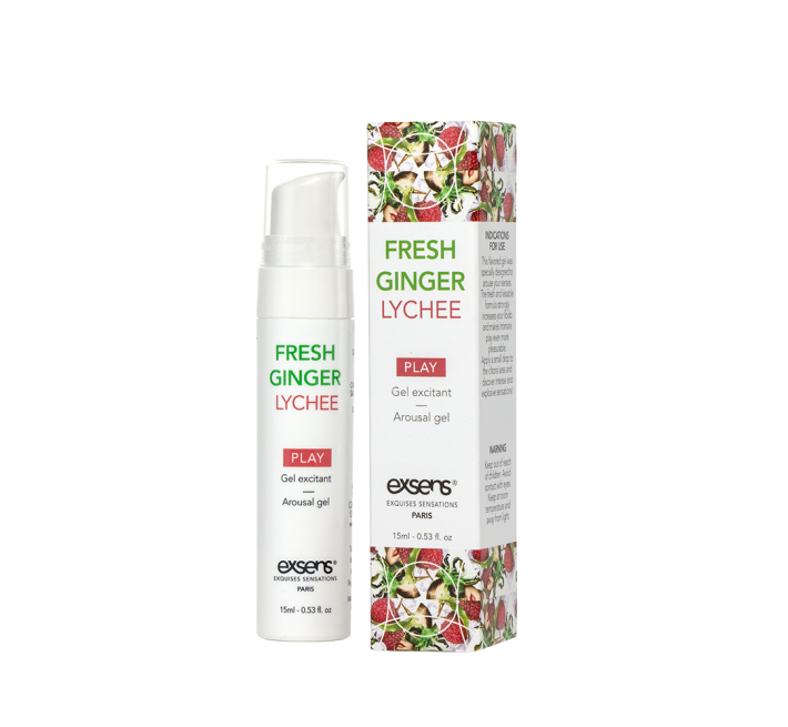 Стимулюючий гель EXSENS Kissable Fresh Ginger Litchi 15 мл