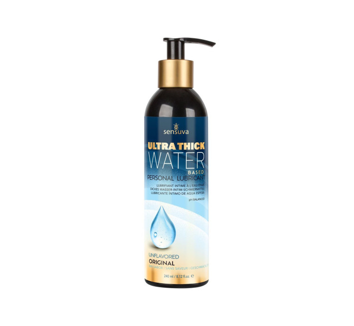 Густа змазка Sensuva Ultra-Thick Water-Based (240 мл) на водній основі, без гліцерину та парабенів