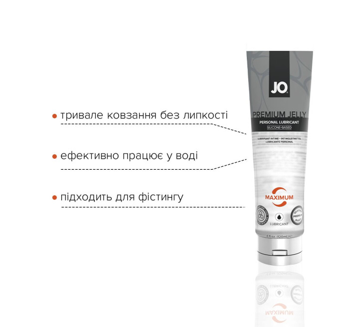 Лубрикант на силіконовій основі System JO PREMIUM JELLY MAXIMUM 120 мл