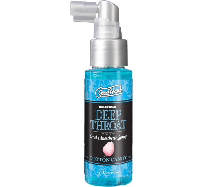 Спрей для мінету Doc Johnson GoodHead DeepThroat Spray - Cotton Candy 59 мл для глибокого мінету