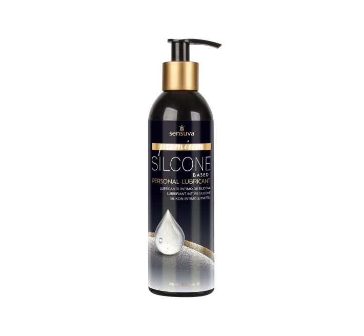 Силіконова змазка Sensuva Premium Silicone (240 мл), без гліцерину, парабенів і ментолу