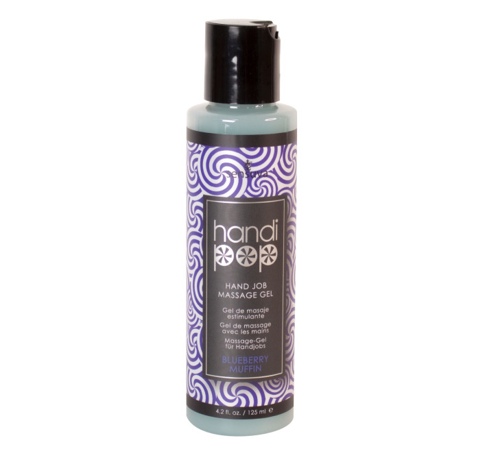 Смачний гель для вишуканих мануальних та оральних пестощів Sensuva — Handipop Blueberry Muffin 125мл