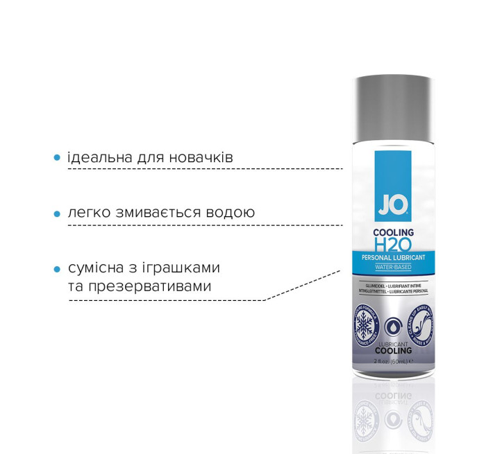 Лубрикант на водній основі System JO H2O COOLING 60 мл