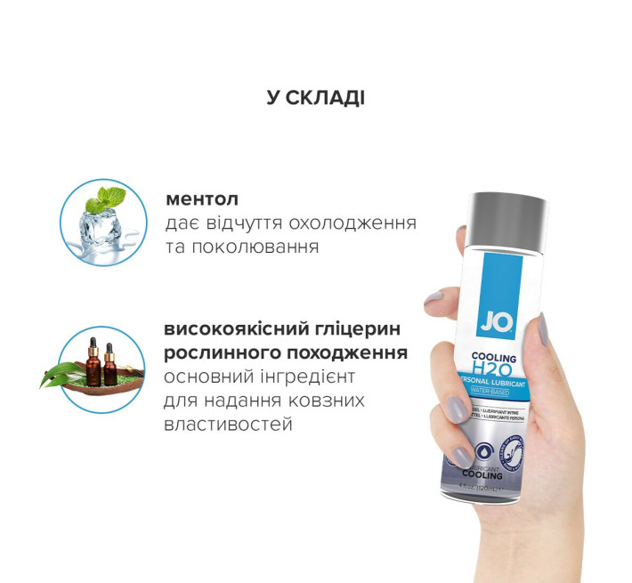 Лубрикант на водній основі System JO H2O COOLING 120 мл