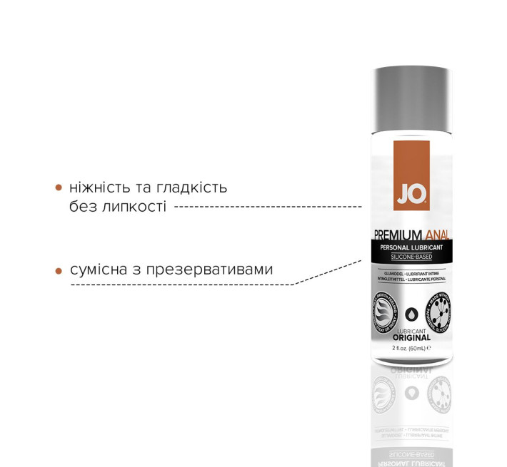 Лубрикант на силіконовій основі System JO ANAL PREMIUM ORIGINAL 60 мл