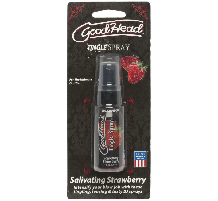 Спрей для мінету Doc Johnson GoodHead Tingle Spray – Strawberry 29 мл зі стимулюючим ефектом