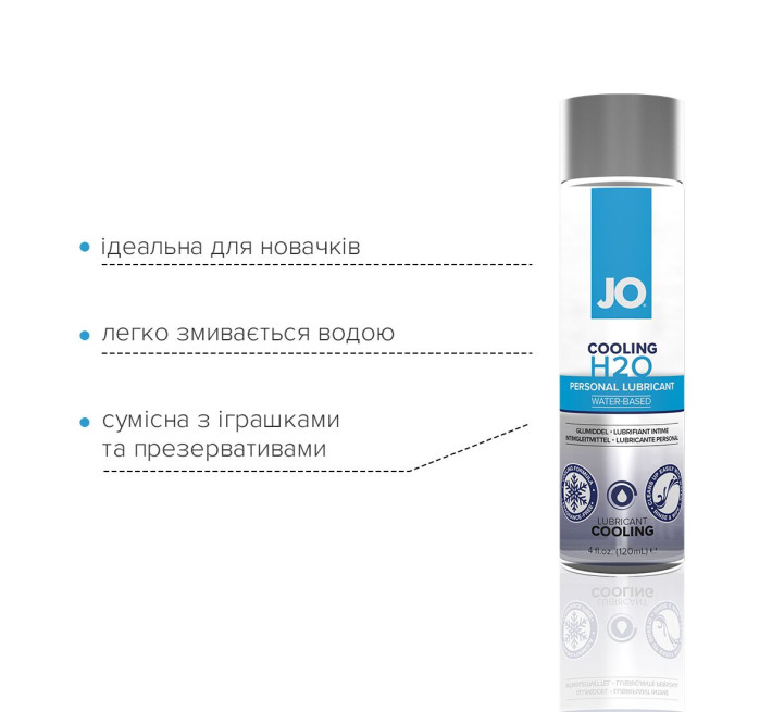 Лубрикант на водній основі System JO H2O COOLING 120 мл