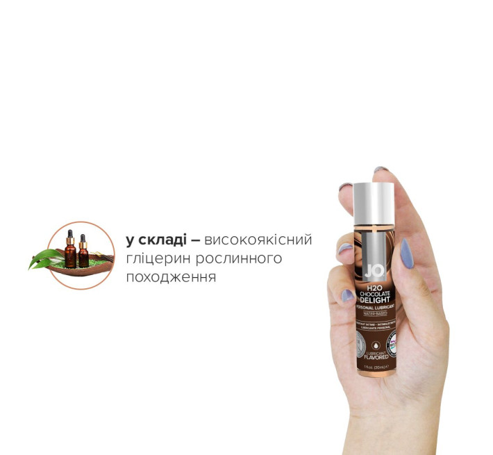 Лубрикант на водной основе System JO H2O CHOCOLATE DELIGHT 30 мл