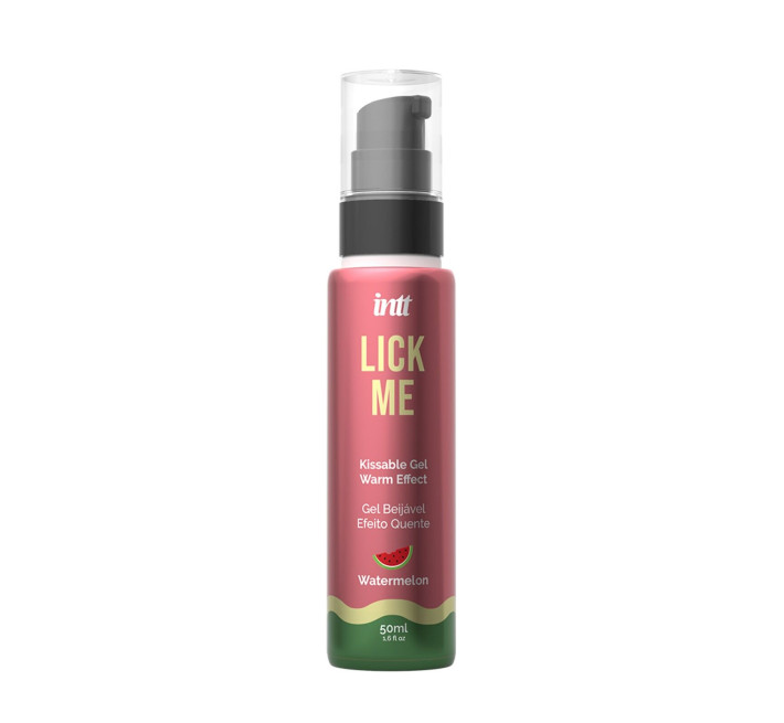 Гель для оральних пестощів з зігрівальним ефектом INTT Lick Me Kissable Gel Watermelon 50 мл