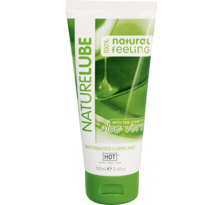 Гель-смазка на водной основе Hot nature lube Aloe Vera 100 мл