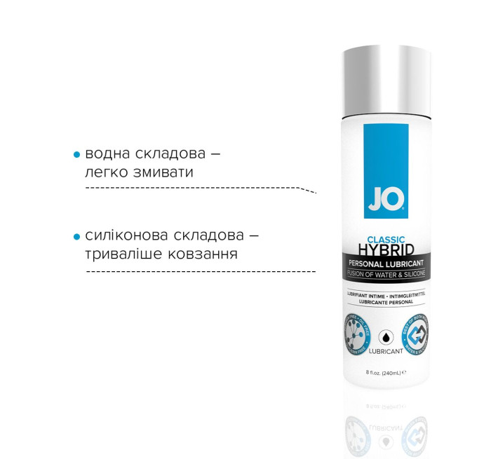 Лубрикант на комбинированной основе System JO CLASSIC HYBRID 240 мл