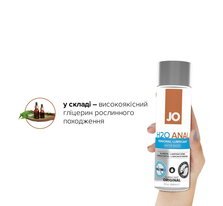 Лубрикант на водной основе System JO ANAL H2O ORIGINAL 240 мл