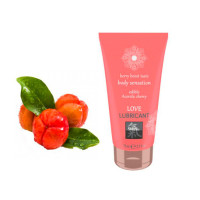 Съедобный лубрикант Hot SHIATSU Love Барбадосская Вишня 75 мл