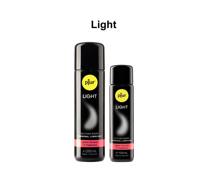 Силіконова змазка pjur Light 250 мл найрідкіша, 2в1 для сексу та масажу