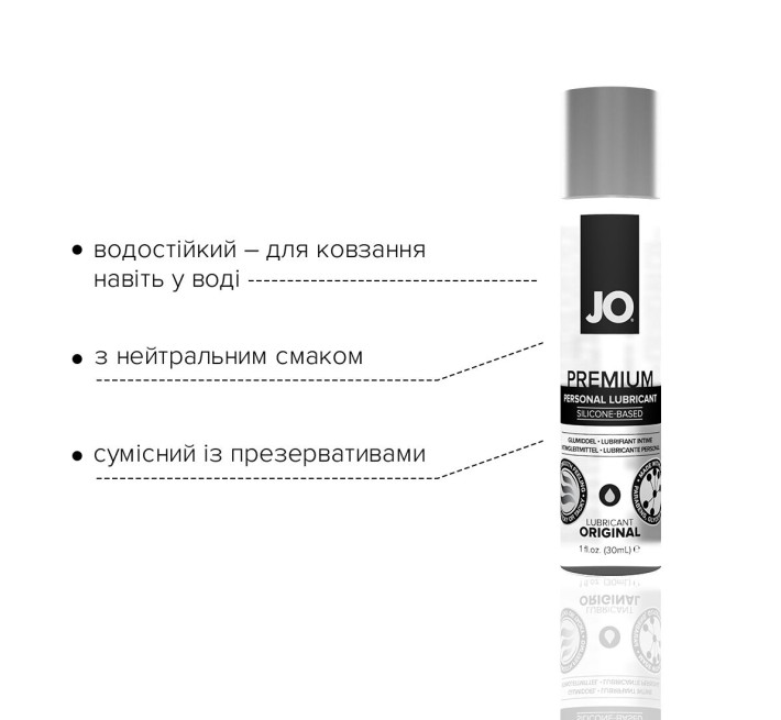 Лубрикант на силиконовой основе System JO PREMIUM ORIGINAL 30 мл