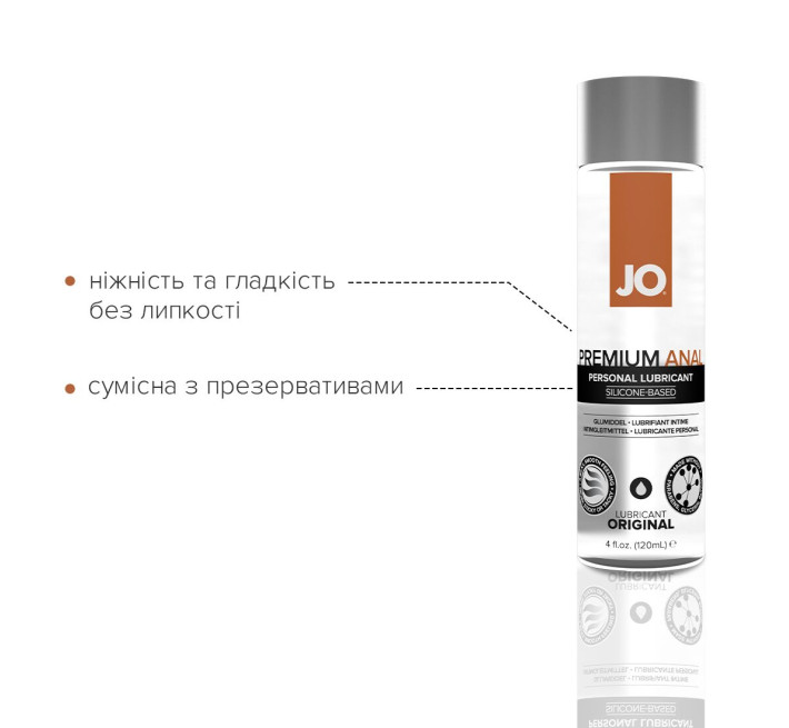Лубрикант на силіконовій основі System JO ANAL PREMIUM ORIGINAL 120 мл