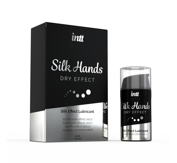 Густий лубрикант на силіконовій основі Intt Silk Hands з матовим ефектом 15 мл