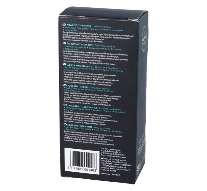 Лубрикант на водній основі SKYN Aqua Feel 80 мл