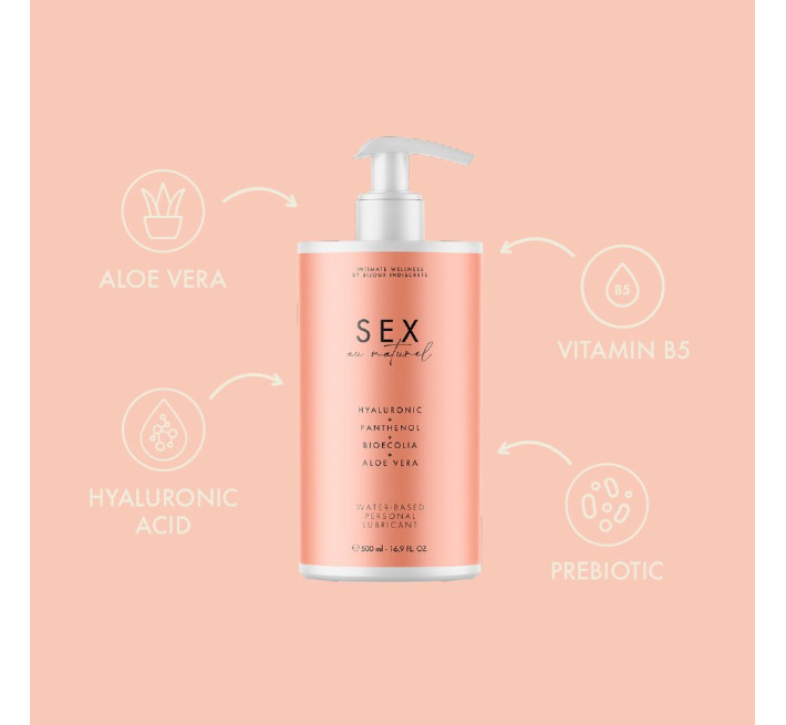 Лубрикант на водной основе Bijoux Indiscrets - Sex au Naturel 500 мл