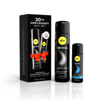 Ювілейний набір лубрикантів pjur 30th Anniversary Gift Set: Original 100 мл та Aqua 30 мл Ювілейний набір лубрикантів pjur 30th Anniversary Gift Set: Original 100 мл та Aqua 30 мл