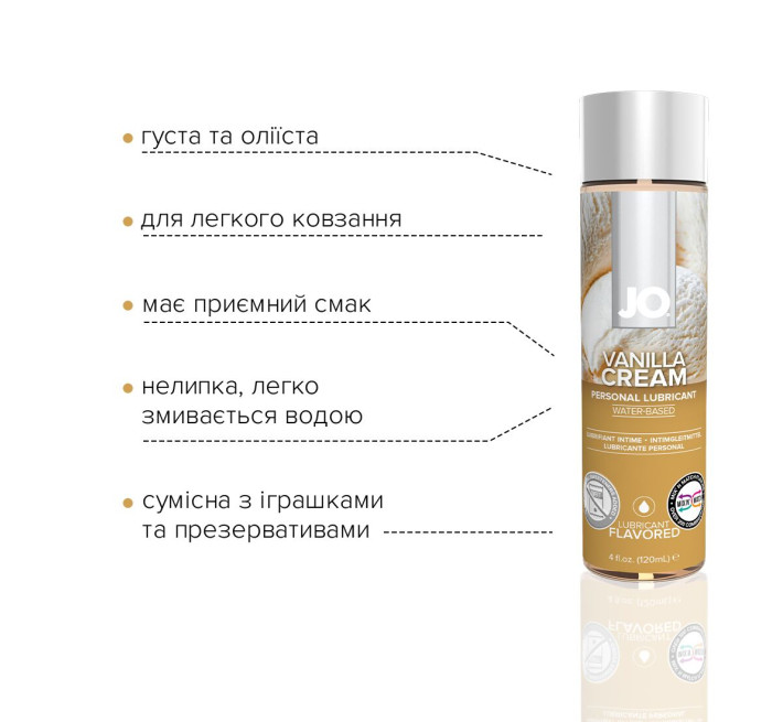 Лубрикант на водной основе System JO H2O VANILLA 120 мл