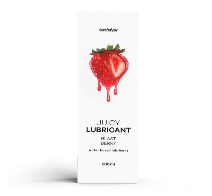 Лубрикант на водній основі Satisfyer Juicy Lubricant Blast Berry water based 300 мл