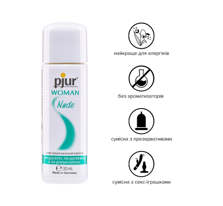 Лубрикант на водній основі Pjur Woman Nude 30 мл