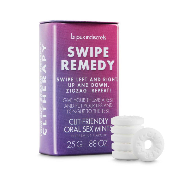 Мятные конфеты Bijoux Indiscrets Swipe Remedy – clitherapy oral sex mints без сахара