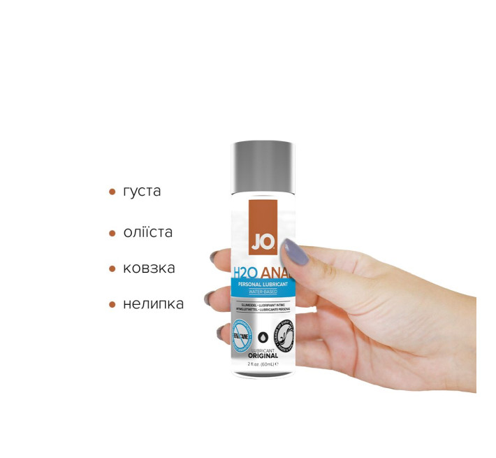 Лубрикант на водной основе System JO ANAL H2O ORIGINAL 60 мл