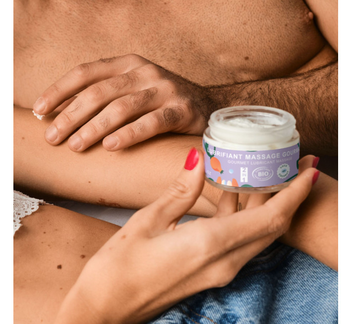 Масажна олія-лубрикант з ароматом та смаком кокоса Goliate Couple Gourmand Coco 50 мл