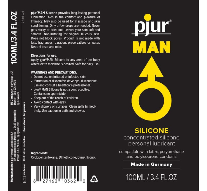 Лубрикант на силіконовій основі Pjur MAN Basic personal glide 100 мл