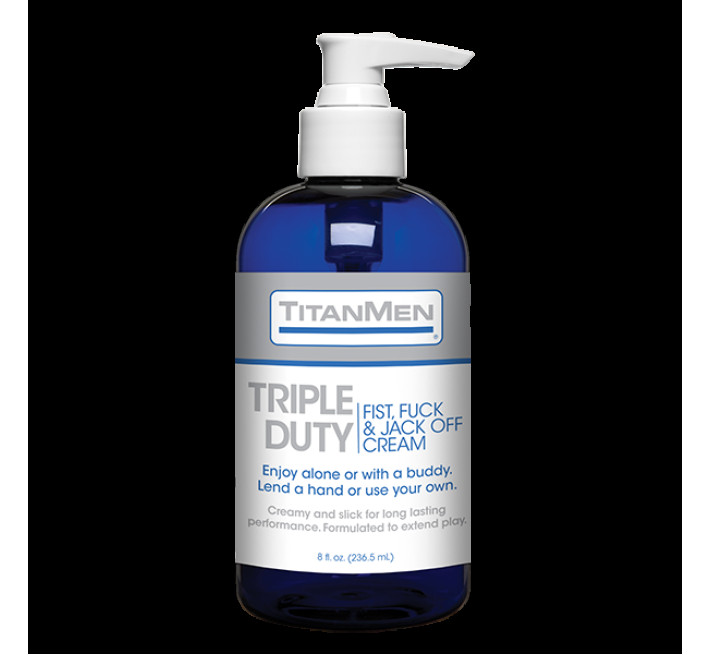 Густая смазка для фистинга Doc Johnson TitanMen - Triple Duty 236 мл
