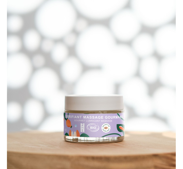 Масажна олія-лубрикант з ароматом та смаком фундука Goliate Couple Gourmand Noisette 50 мл