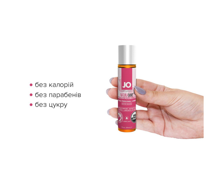 Лубрикант на водной основе System JO NATURALOVE STRAWBERRY 30 мл