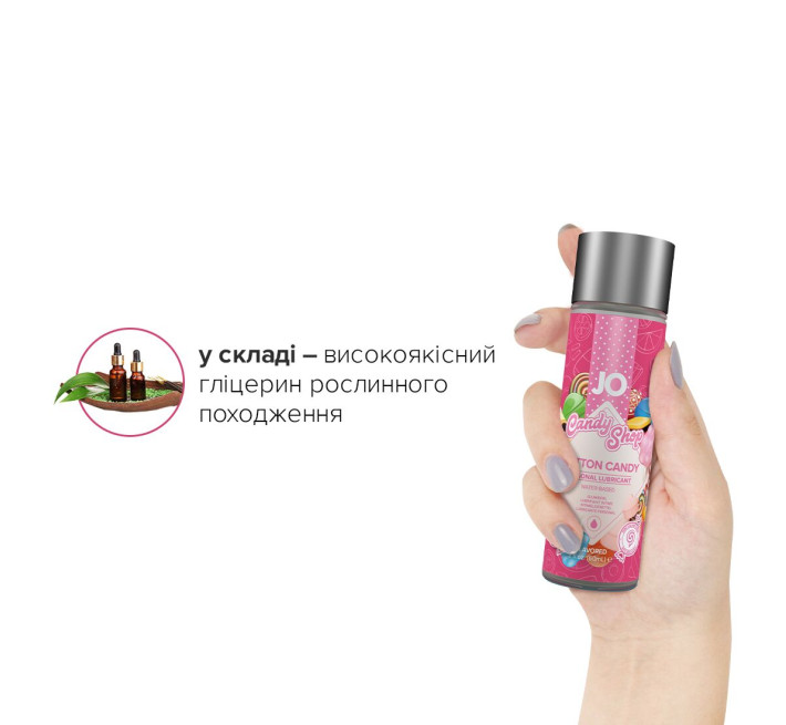Лубрикант на водній основі System JO H2O Candy Shop Cotton Candy 60 мл