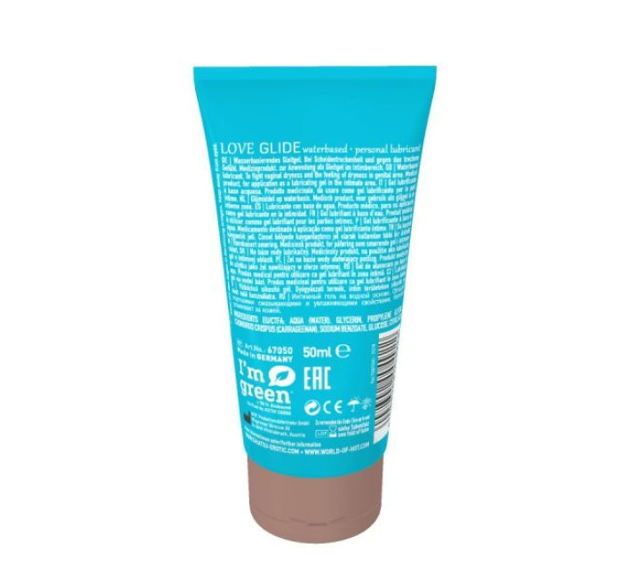 Лубрикант на водній основі Hot SHIATSU Love Glide 50 мл