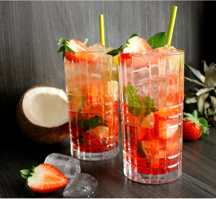 Їстівний лубрикант на водній основі Orgie коктейль Полуничний мохіто 100 мл