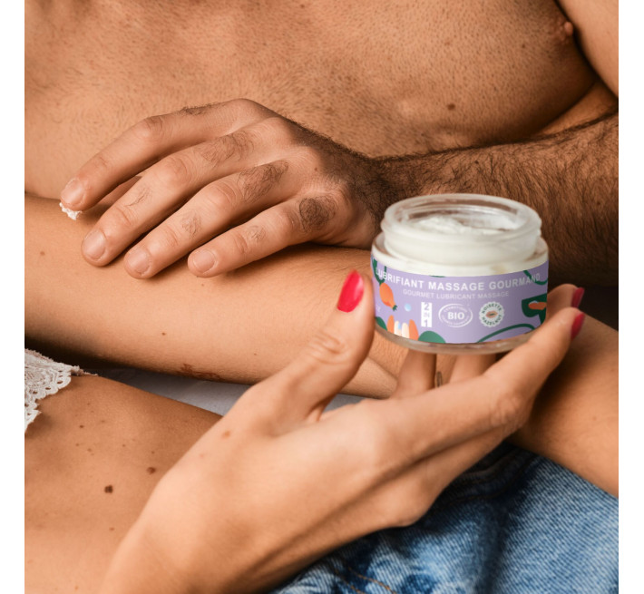 Масажна олія-лубрикант з ароматом та смаком фундука Goliate Couple Gourmand Noisette 50 мл