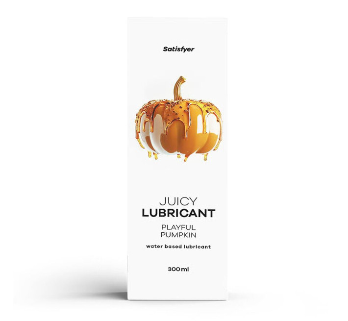 Лубрикант на водній основі Satisfyer Juicy Lubricant Playful Pumpkin water based 300 мл