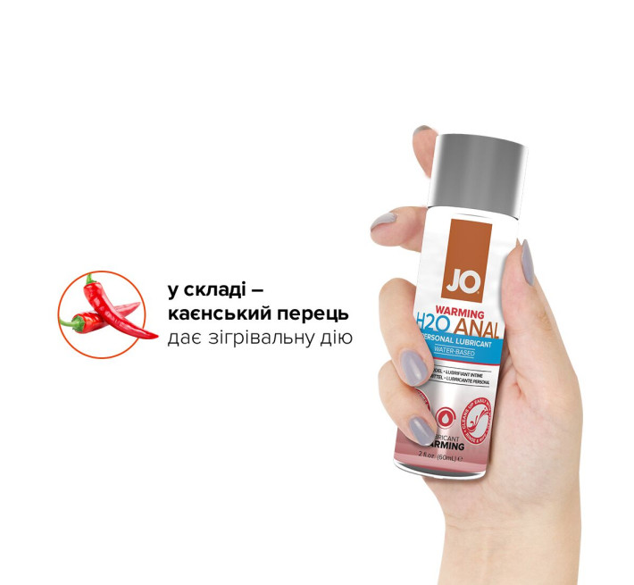 Лубрикант на водной основе System JO ANAL H2O WARMING 60 мл