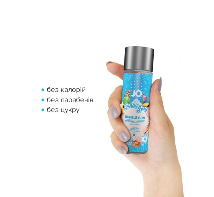 Лубрикант на водній основі System JO H2O Candy Shop Bubblegum 60 мл