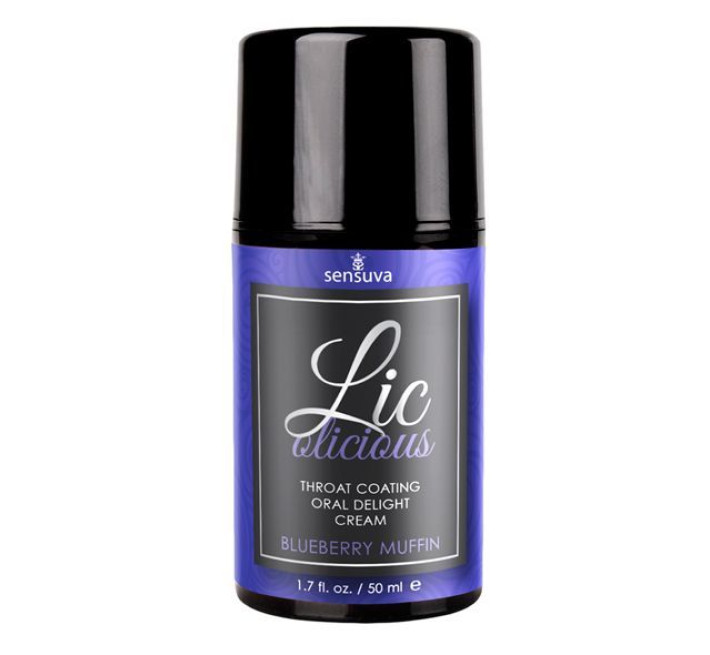 Гель для мінету Sensuva Lic-o-licious Blueberry Muffin 50 мл