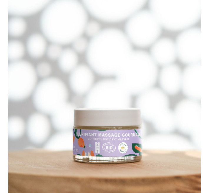 Масажна олія-лубрикант з ароматом та смаком ванілі Goliate Couple Gourmand Vanille 50 мл