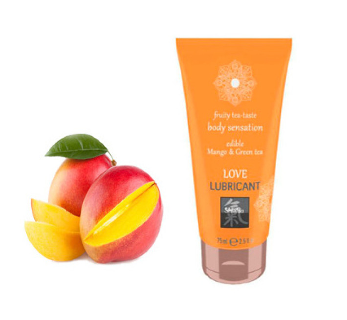 Їстівний лубрикант Hot SHIATSU Love Манго та Зелений Чай 75 мл