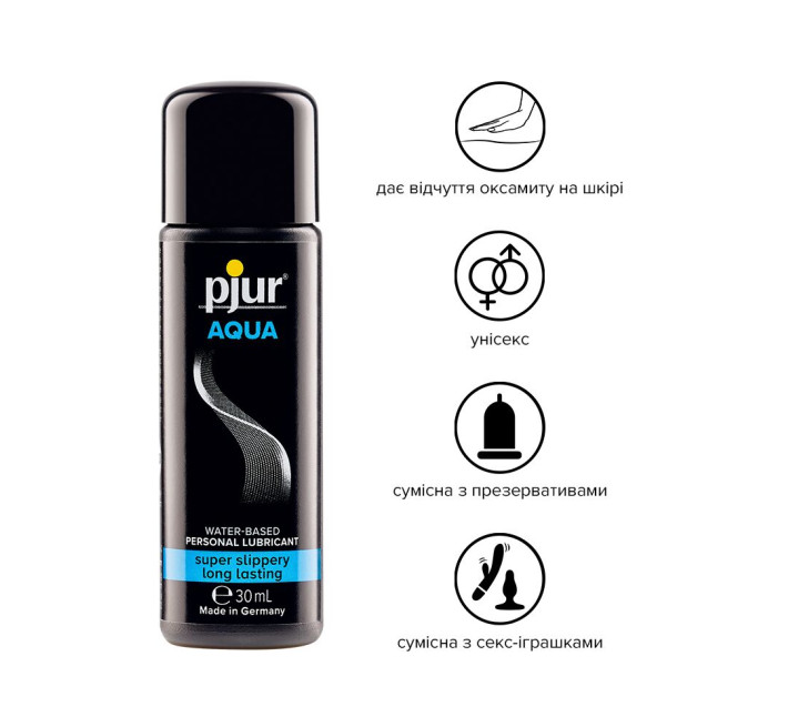 Лубрикант на водной основе Pjur Aqua 30 мл