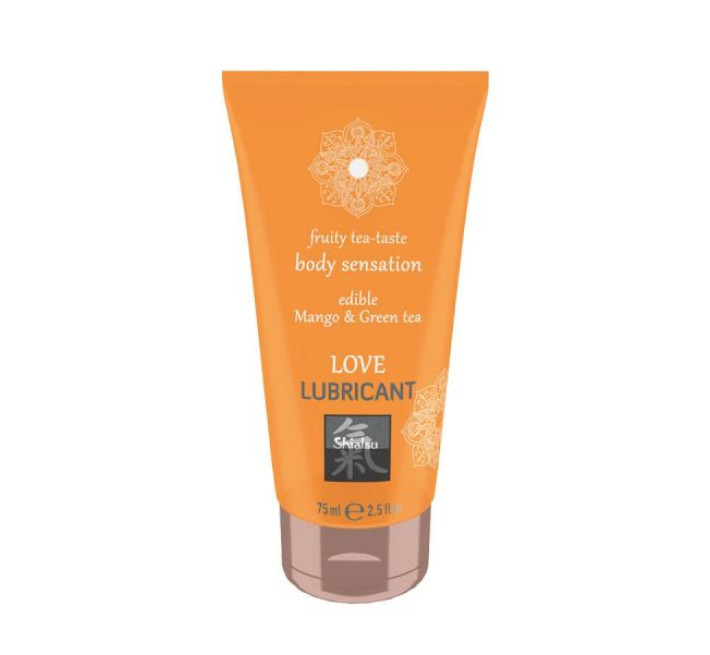 Їстівний лубрикант Hot SHIATSU Love Манго та Зелений Чай 75 мл